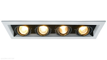 Встраиваемый точечный светильник Arte Lamp CARDANI A5941PL-4WH