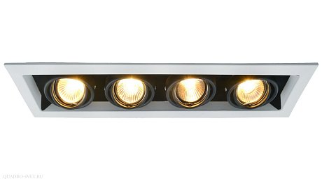Встраиваемый точечный светильник Arte Lamp CARDANI A5941PL-4WH