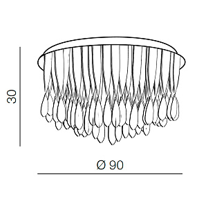 Люстра потолочная Azzardo Jewel 90 AZ1661