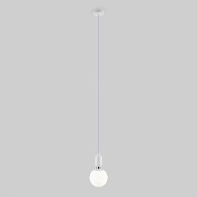 Подвесной светильник с длинным тросом Eurosvet Bubble Long 50158/1 белый