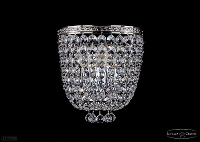 Бра хрустальное Bohemia IVELE Crystal 1928/3S/Ni