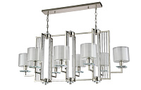 Большая люстра Crystal Lux NICOLAS SP8 L1000 NICKEL/WHITE
