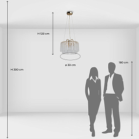 Подвесная люстра MW-Light Лавиния 443010603
