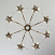 Подвесная люстра с хрусталем Eurosvet Teodore 10103/8 античная бронза/прозрачный хрусталь Strotskis