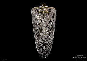 Хрустальная подвесная люстра Bohemia IVELE Crystal 1921/45-100/G