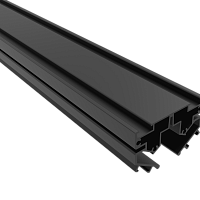 Встраиваемый магнитный шинопровод в натяжной ПВХ потолок Crystal Lux UX5 CLT 0.136 01 L2000 BL