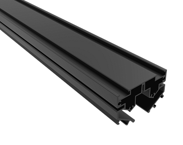 Встраиваемый магнитный шинопровод в натяжной ПВХ потолок Crystal Lux UX5 CLT 0.136 01 L2000 BL