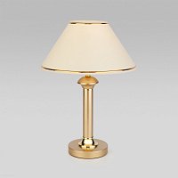 Настольная лампа с абажуром Eurosvet Lorenzo 60019/1 перламутровое золото