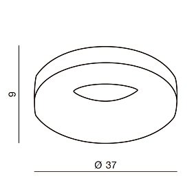 Светодиодный потолочный светильник Azzardo Ring led AZ2946