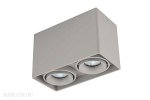 Накладной светодиодный светильник Donolux Lumme DL18610/02WW-SQ Silver Grey