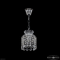 Хрустальный подвесной светильник Bohemia IVELE Crystal 14781/16 Ni Leafs