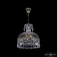 Хрустальный подвесной светильник Bohemia IVELE Crystal 14781/30 G Leafs