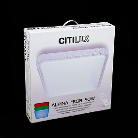 Светодиодный потолочный светильник CITILUX Альпина CL718K60RGB