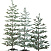 Ель CRYSTAL TREES БОРГО заснеженная с шишками 180 см. KP17180
