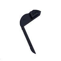Правая боковая глухая заглушка для алюминиевого профиля DL18508 Black Donolux CAP 18508.1 Black