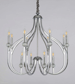 Подвесная люстра Lumina Deco Archetype LDP 1250-12 CHR