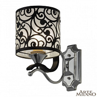 Бра Arte Milano 304957/1W Bk/Ni