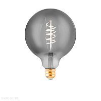 Лампа светодиодная G125, 4W(E27), 100lm, 2000K дымчатый EGLO LM_LED_E27 11873