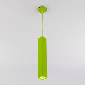Светодиодный подвесной светильник Eurosvet Cant 50154/1 LED зеленый 7W