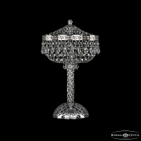 Хрустальная настольная лампа Bohemia IVELE Crystal 19271L4/25IV Ni