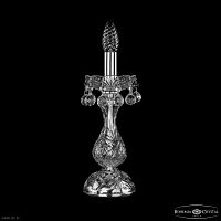 Хрустальная настольная лампа Bohemia IVELE Crystal 1409L/1-31 Ni