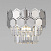Настенный светильник с хрусталем Eurosvet Ariana 10113/2 хром/прозрачный хрусталь Strotskis