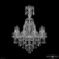 Хрустальная подвесная люстра Bohemia IVELE Crystal 1415/10/200/XL-76 Ni
