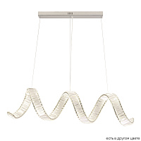Подвесная хрустальная светодиодная люстра Crystal Lux MUSIKA SP100W LED L1200 CHROME