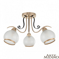 Потолочная люстра Arte Milano 323306/3 FG+BK