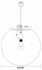 Уличный подвесной светильник Maytoni Erda O594PL-01B