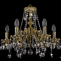 Литая подвесная люстра с хрусталем Bohemia IVELE Crystal 1771/6/150/A/G