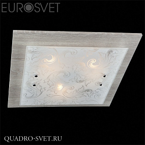Потолочный светильник EUROSVET 2961 2961/3 хром/серый