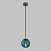 Подвесной светильник со стеклянным плафоном Eurosvet Juno 50207/1 синий