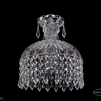 Хрустальный подвесной светильник Bohemia IVELE Crystal 7715/22/1/Ni/Drops