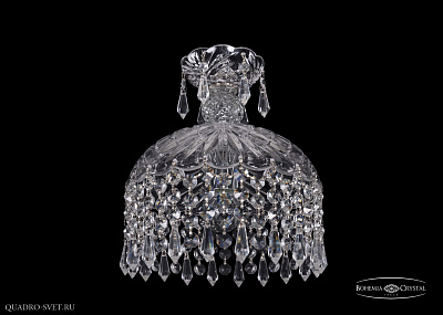 Хрустальный подвесной светильник Bohemia IVELE Crystal 7715/22/1/Ni/Drops
