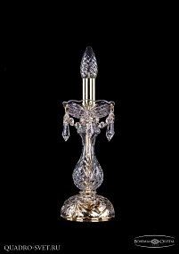 Хрустальная настольная лампа Bohemia IVELE Crystal 5700/127/G/Drops