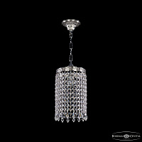 Хрустальный подвесной светильник Bohemia IVELE Crystal 19201/15IV Ni Drops