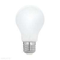 Лампа светодиодная A60 1x7W(E27), 806lm, 4000K, опал EGLO LM_LED_E27 12561