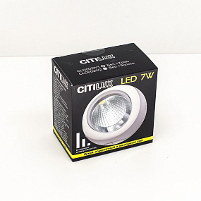 Встраиваемый светодиодный светильник CITILUX Бета CLD002W1