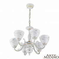 Подвесная люстра Arte Milano 343659/6 WT+G