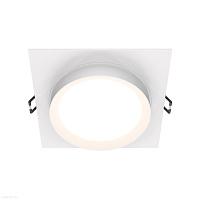 Встраиваемый светильник Maytoni Hoop DL086-GX53-SQ-W