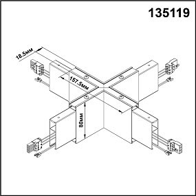 Светодиодный светильник без драйвера для арт. 358160 NOVOTECH ITER 135119