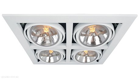 Встраиваемый точечный светильник Arte Lamp CARDANI A5935PL-4WH