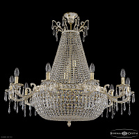 Большая хрустальная люстра Bohemia IVELE Crystal 2101H208/10/106IV/Y1 GW