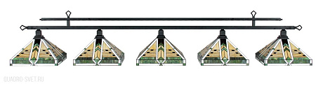Бильярдный светильник на пять плафонов Taliesin MIV-B94-ESP