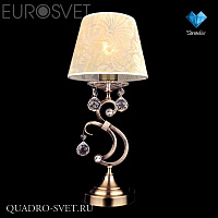 Настольная лампа EUROSVET 1448 1448/1T античная бронза Strotskis настольная лампа