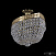 Хрустальная потолочная люстра Bohemia IVELE Crystal 19273/70IV G