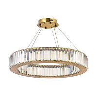 Подвесная хрустальная светодиодная люстра Arti Lampadari Anzio L 1.5.40.100 G