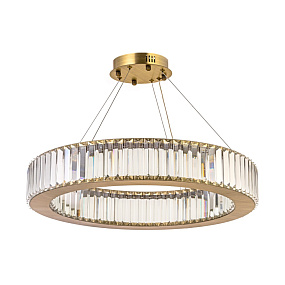 Подвесная хрустальная светодиодная люстра Arti Lampadari Anzio L 1.5.40.100 G