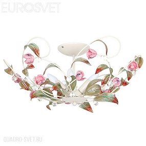 Люстра потолочная LUMINEX Rose 466 Rose 5 бежевый